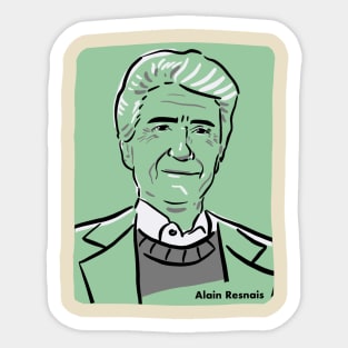 Alain Resnais Sticker